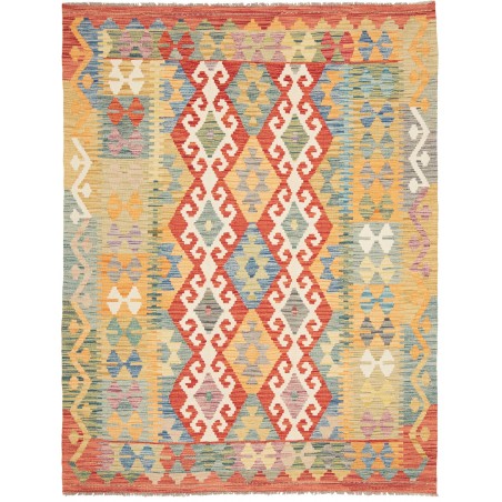 Tappeto Kilim Afghanistan marrone 153x202