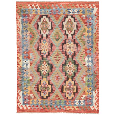 Tappeto Kilim Afghanistan marrone 147x197