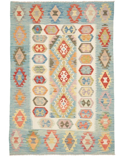Tappeto Kilim Afghanistan beige 150x217