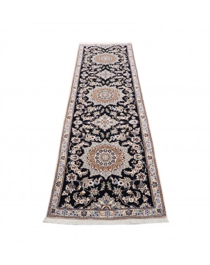 Tappeto Nain 9La Persia beige grigio 82x295