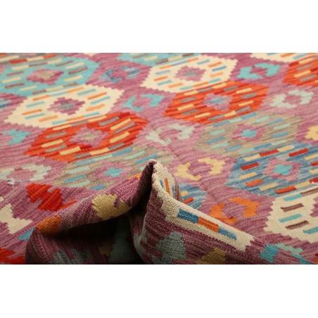 Tappeto Kilim Afghanistan marrone giallo 247x293