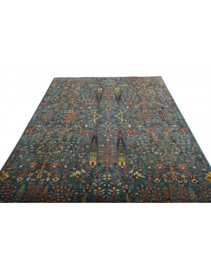 Tappeto Shahi Fine Pakistan azzurro marrone 207x295