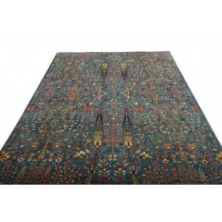 Tappeto Shahi Fine Pakistan azzurro marrone 207x295