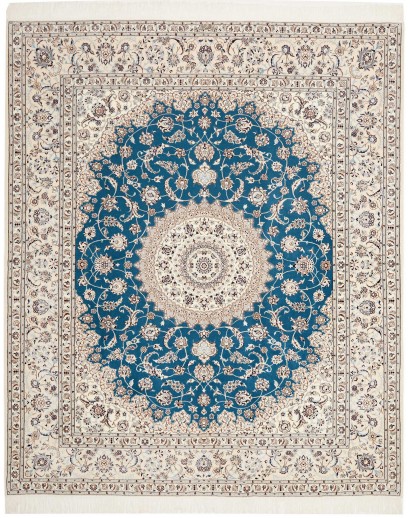 Tappeto Nain 6La Persia bianco grigio 213x255