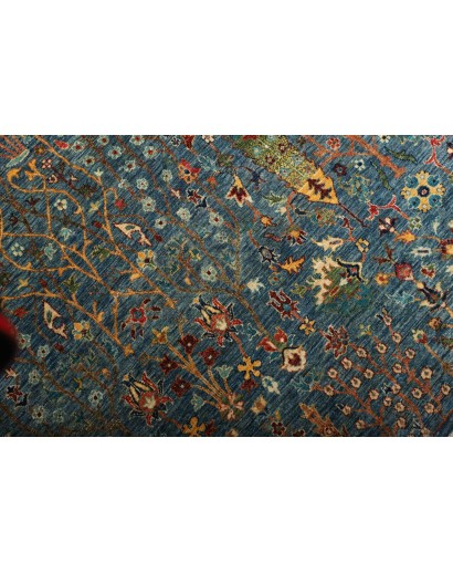 Tappeto Shahi Fine Pakistan azzurro marrone 207x295