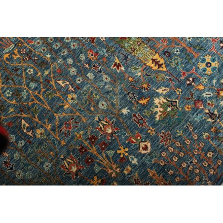 Tappeto Shahi Fine Pakistan azzurro marrone 207x295