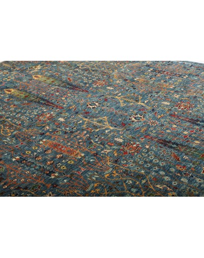 Tappeto Shahi Fine Pakistan azzurro marrone 207x295