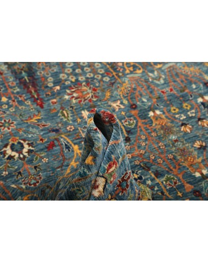Tappeto Shahi Fine Pakistan azzurro marrone 207x295
