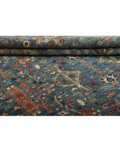 Tappeto Shahi Fine Pakistan azzurro marrone 207x295