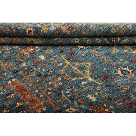 Tappeto Shahi Fine Pakistan azzurro marrone 207x295