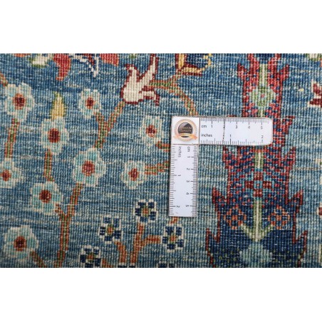 Tappeto Shahi Fine Pakistan azzurro marrone 207x295