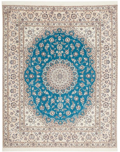 Tappeto Nain 6La Persia bianco verde 207x250