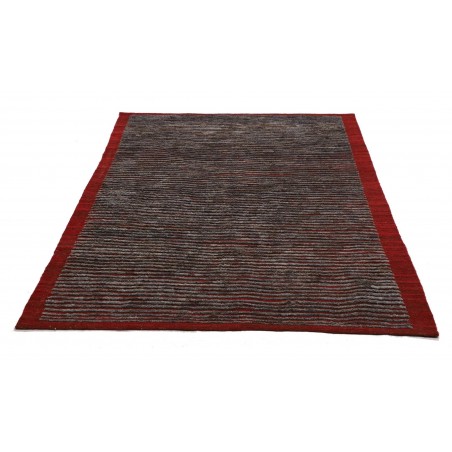 Tappeto Gabbeh Fine Persia verde bianco 149x189
