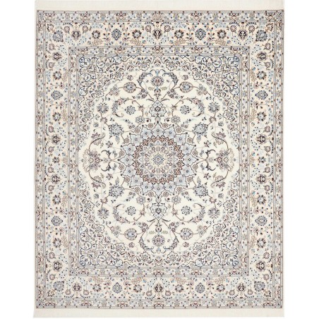 Tappeto Nain 6La Persia bianco grigio 210x251