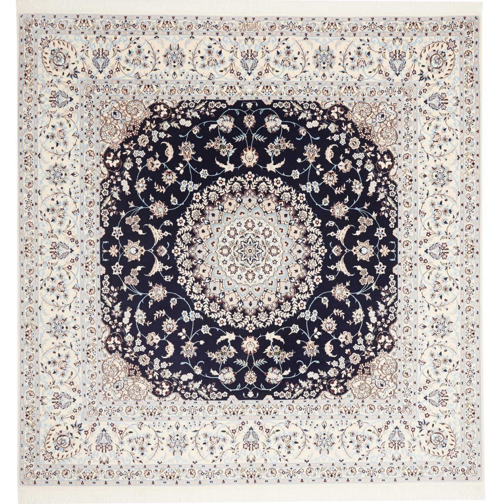Tappeto Nain 6La Persia grigio 207x211 Tappeto Nain 6La Persia grigio 207x211