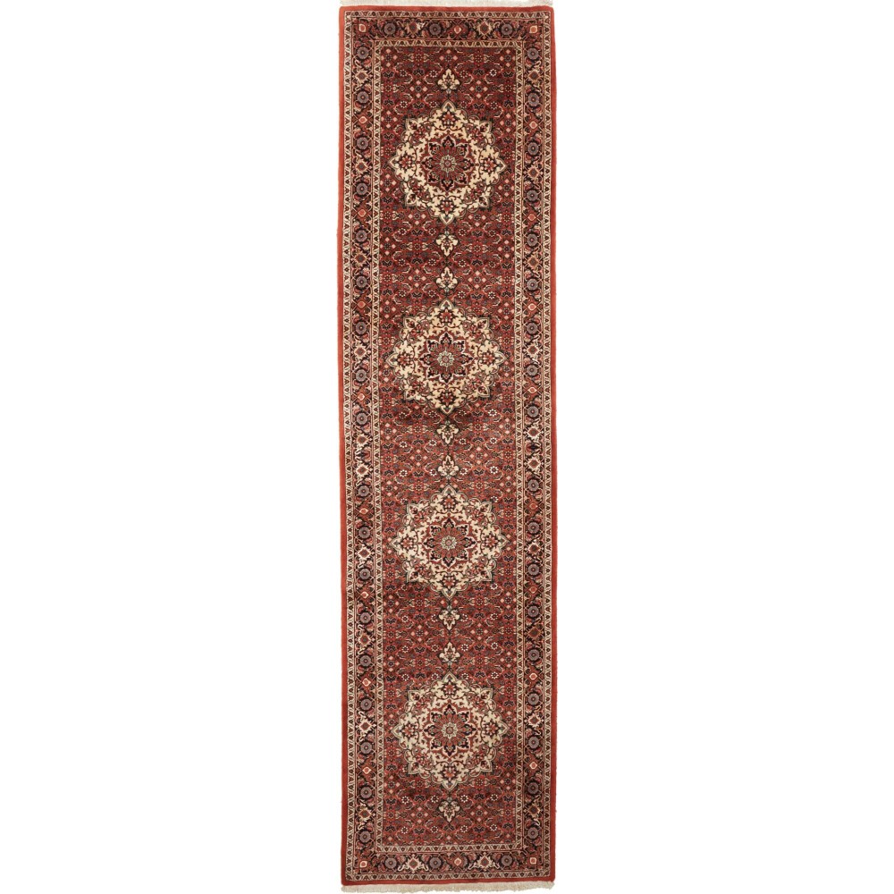 Tappeto Bidjar Persia marrone giallo 75x310 Tappeto Bidjar Persia marrone giallo 75x310