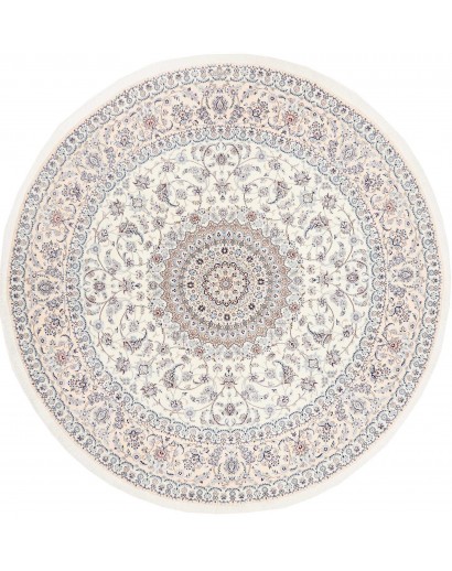 Tappeto Nain 6La Persia bianco 245x245