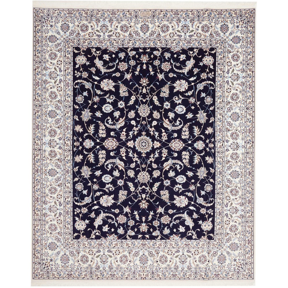 Tappeto Nain 6La Persia blu 209x261 Tappeto Nain 6La Persia blu 209x261