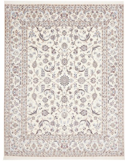 Tappeto Nain 6La Persia bianco grigio 202x261