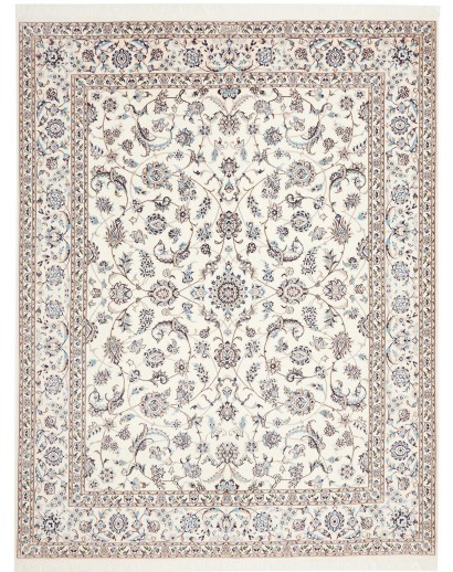 Tappeto Nain 6La Persia bianco grigio 197x250