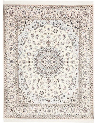 Tappeto Nain 6La Persia bianco grigio 162x210