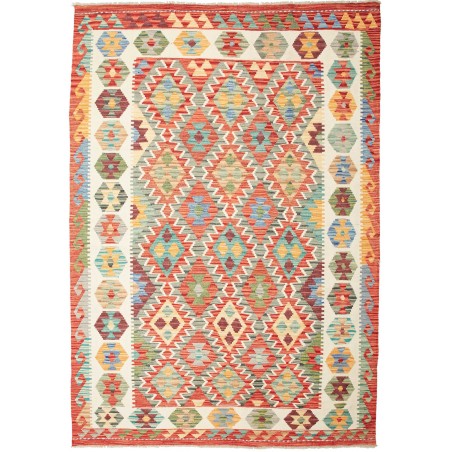 Tappeto Kilim Afghanistan marrone 166x229