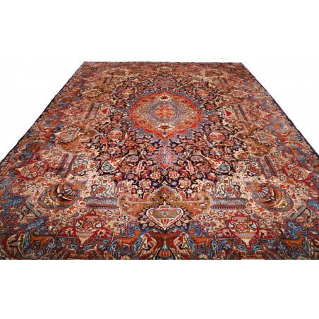 Tappeto Kashamr Zirkhaki Persia marrone grigio 300x394