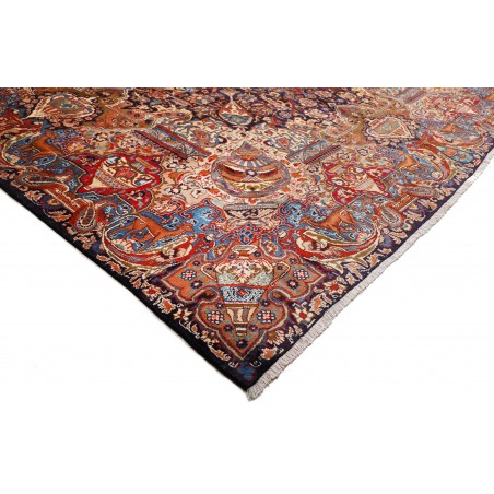 Tappeto Kashamr Zirkhaki Persia marrone grigio 300x394