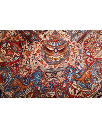 Tappeto Kashamr Zirkhaki Persia marrone grigio 300x394