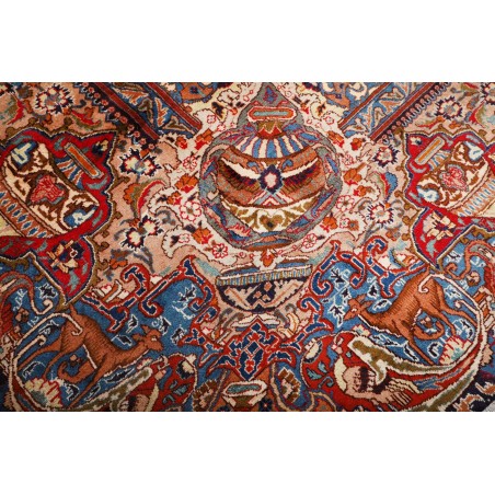 Tappeto Kashamr Zirkhaki Persia marrone grigio 300x394