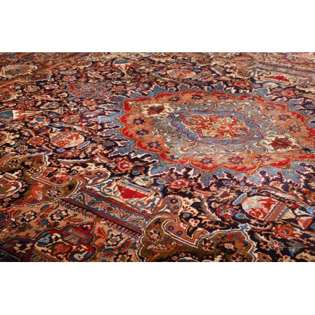 Tappeto Kashamr Zirkhaki Persia marrone grigio 300x394
