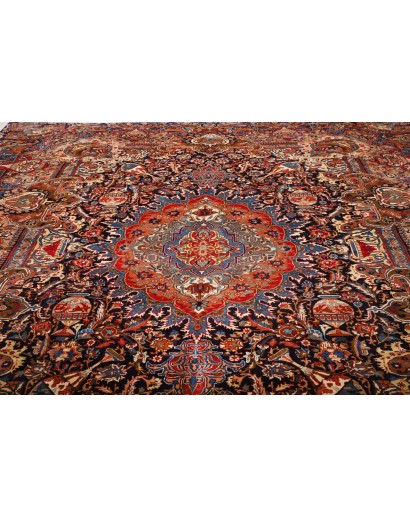 Tappeto Kashamr Zirkhaki Persia marrone grigio 300x394