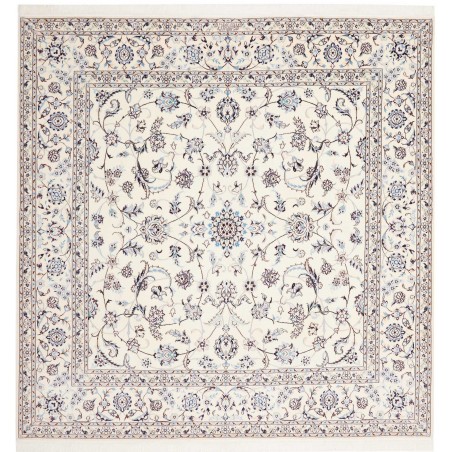 Tappeto Nain 6La Persia bianco grigio 208x210