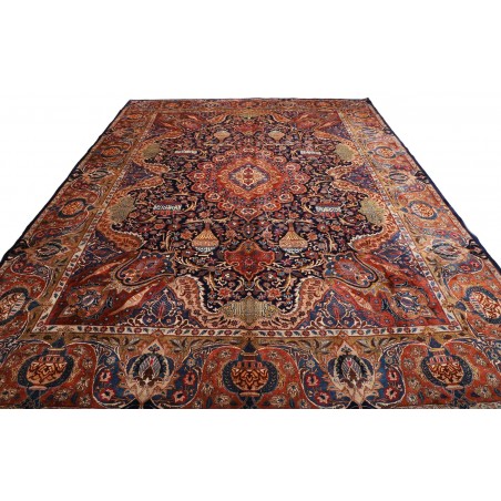 Tappeto Kashamr Zirkhaki Persia marrone grigio 300x389