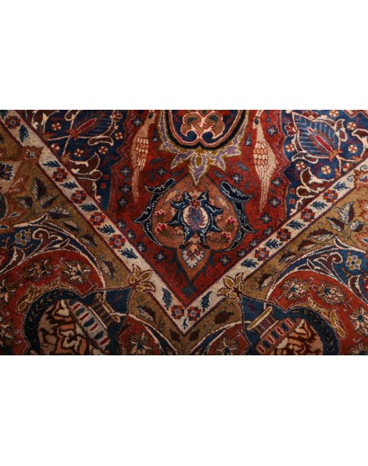 Tappeto Kashamr Zirkhaki Persia marrone grigio 300x389