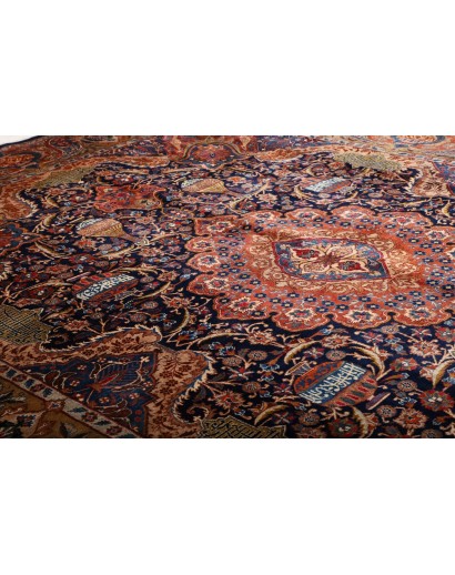 Tappeto Kashamr Zirkhaki Persia marrone grigio 300x389