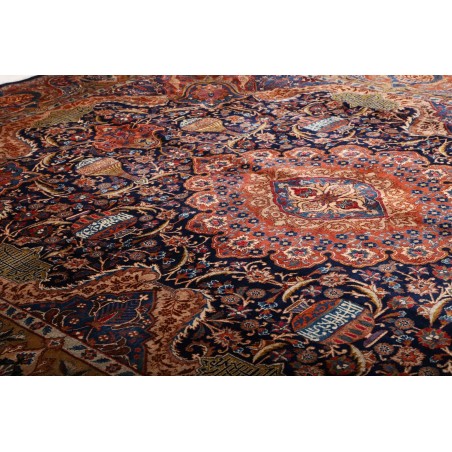 Tappeto Kashamr Zirkhaki Persia marrone grigio 300x389