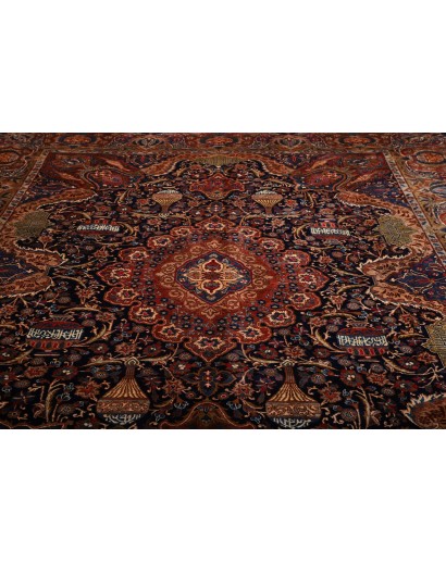 Tappeto Kashamr Zirkhaki Persia marrone grigio 300x389