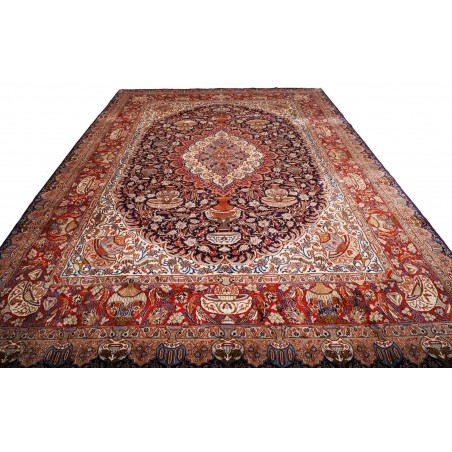 Tappeto Kashamr Zirkhaki Persia marrone bianco 290x394