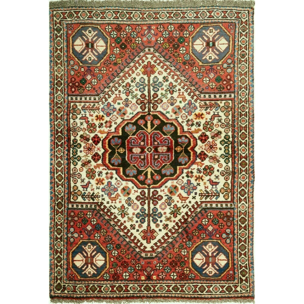 Tappeto Shiraz Persia marrone grigio 98x143 Tappeto Shiraz Persia marrone grigio 98x143