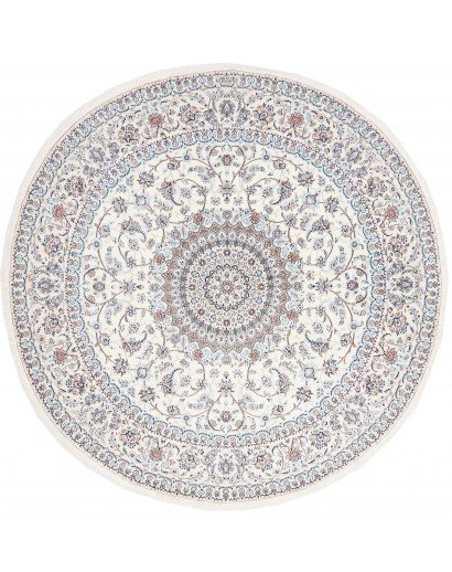 Tappeto Nain 6La Persia bianco grigio 258x258