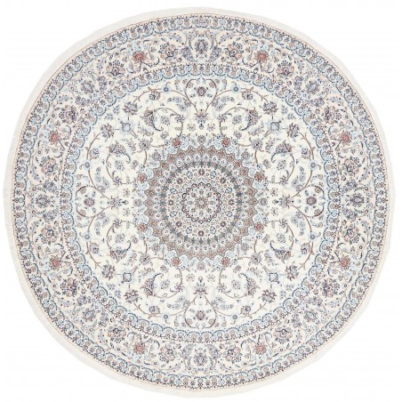 Tappeto Nain 6La Persia bianco grigio 258x258