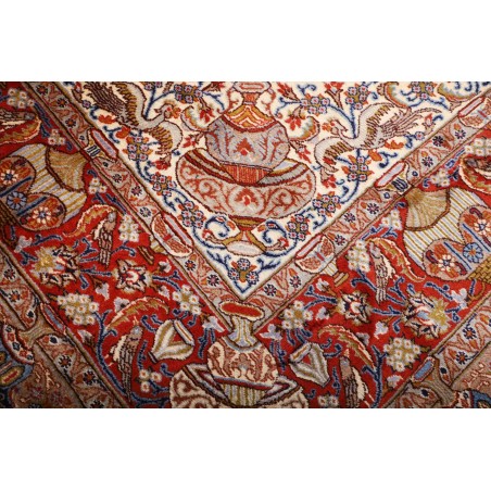 Tappeto Kashamr Zirkhaki Persia marrone bianco 290x394