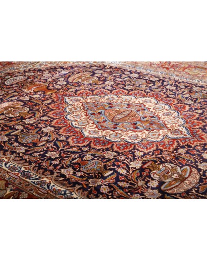Tappeto Kashamr Zirkhaki Persia marrone bianco 290x394