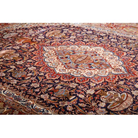 Tappeto Kashamr Zirkhaki Persia marrone bianco 290x394