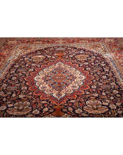 Tappeto Kashamr Zirkhaki Persia marrone bianco 290x394