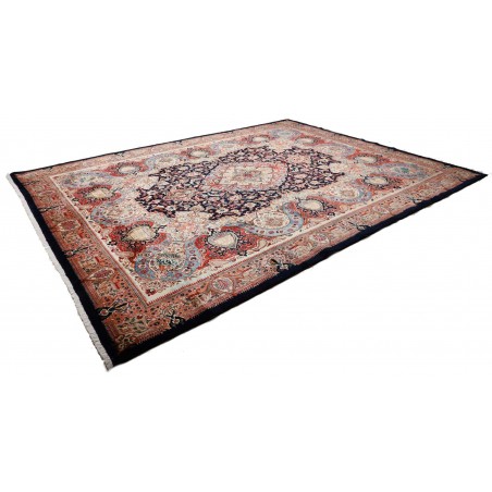 Tappeto Kashamr Zirkhaki Persia marrone blu 294x396