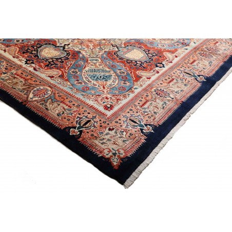 Tappeto Kashamr Zirkhaki Persia marrone blu 294x396