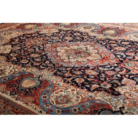 Tappeto Kashamr Zirkhaki Persia marrone blu 294x396