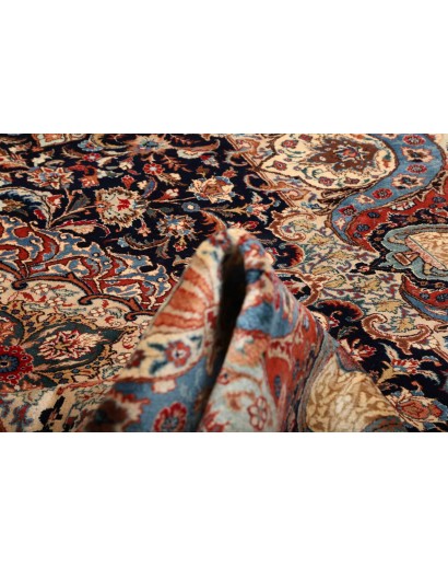 Tappeto Kashamr Zirkhaki Persia marrone blu 294x396
